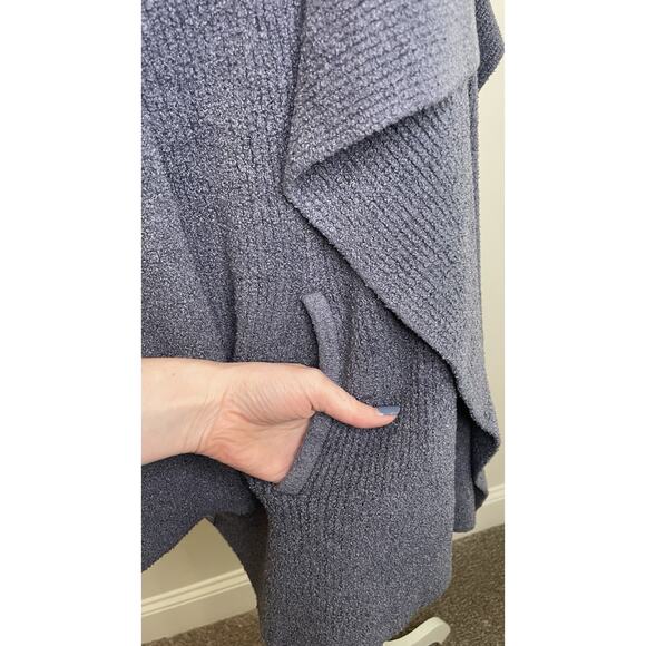 Barefoot Dreams 3X Petite CozyChic Lite Ribbed Island Wrap Cardigan A670477 - Picture 2 of 9